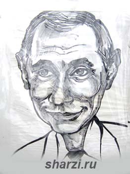 шарж Путина